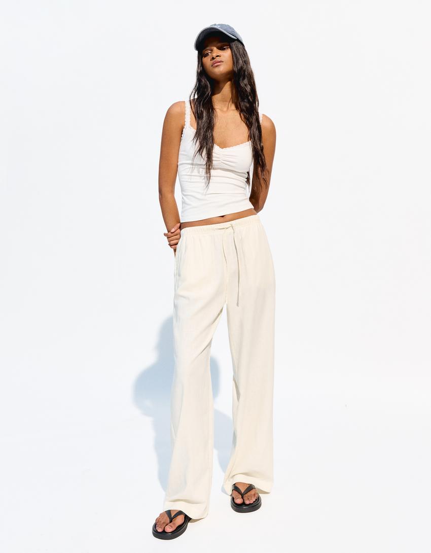LINEN TROUSERS