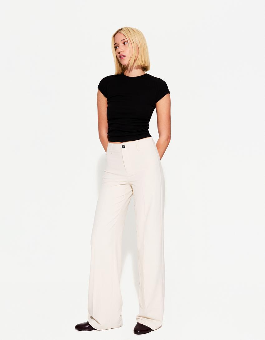 WIDE LEG TROUSERS