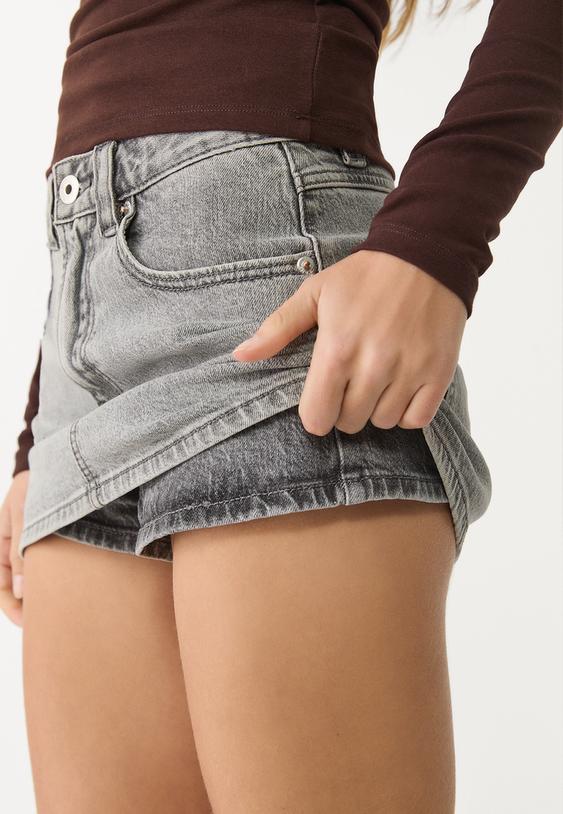 DENIM SKORT