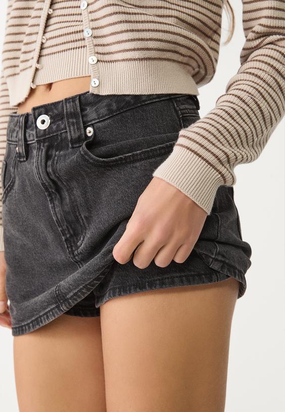 DENIM SKORT