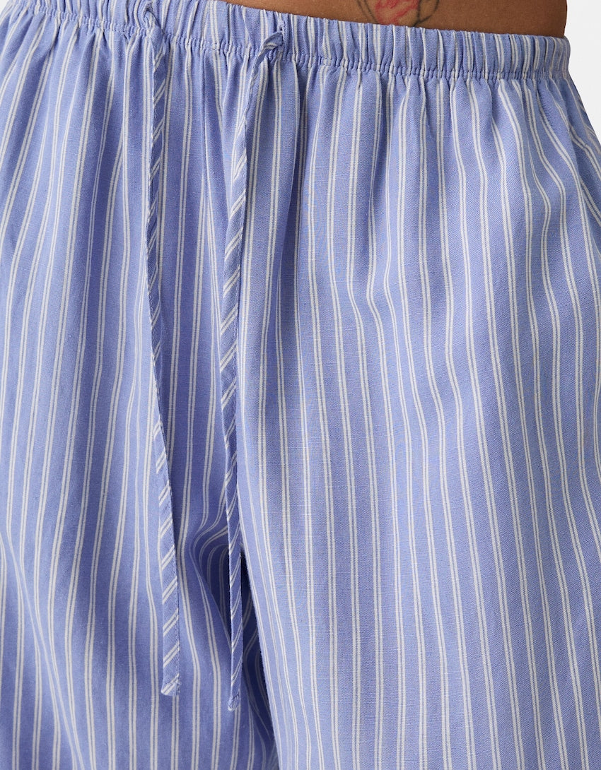 STRIPED OVERSIZED TROUSERS