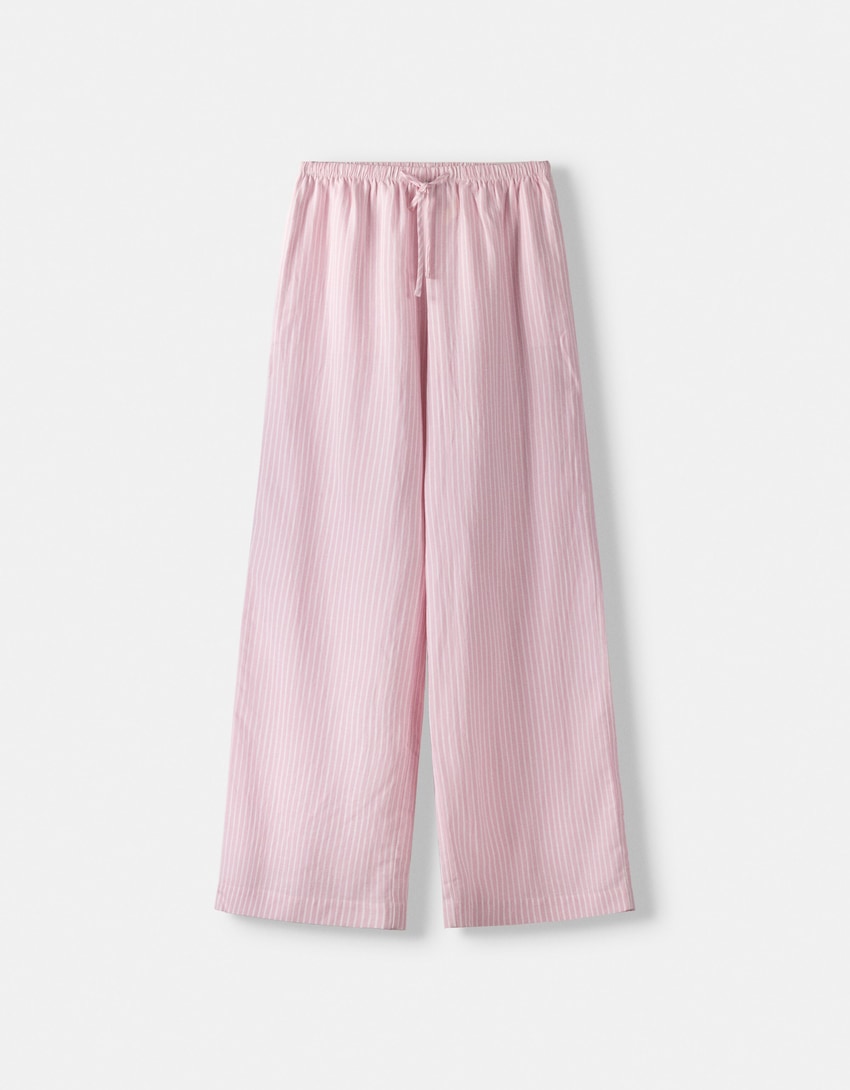 STRIPED OVERSIZED TROUSERS