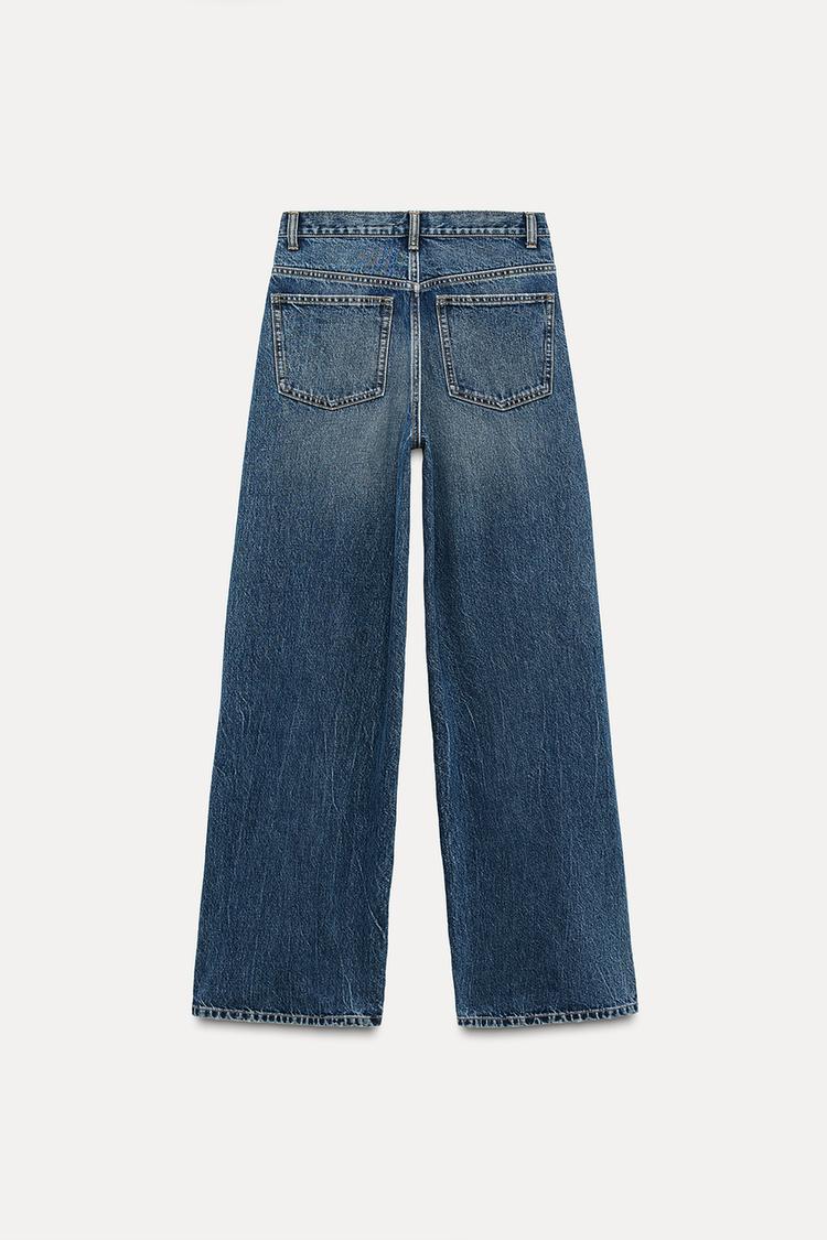 HIGH-WAIST WIDE LEG JEANS