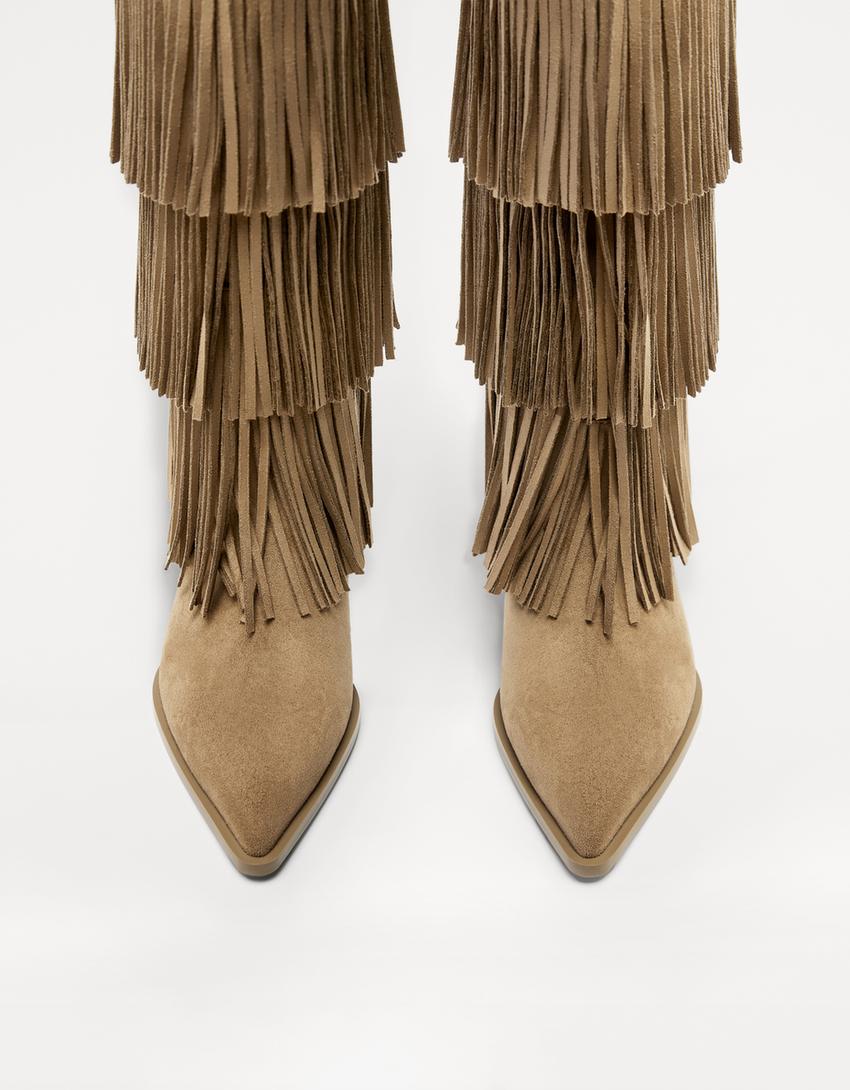 FRINGED BOOTS