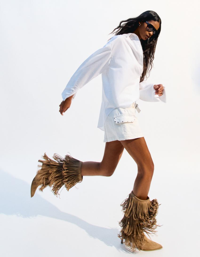 FRINGED BOOTS