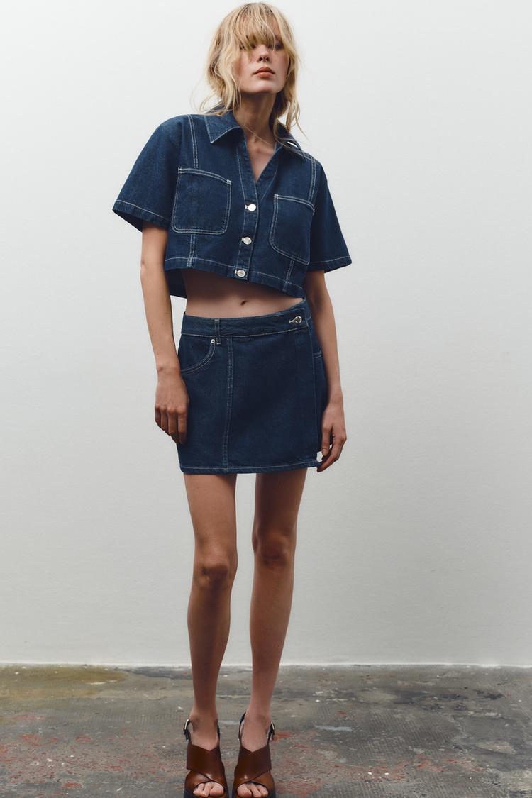 DENIM SKIRT SET