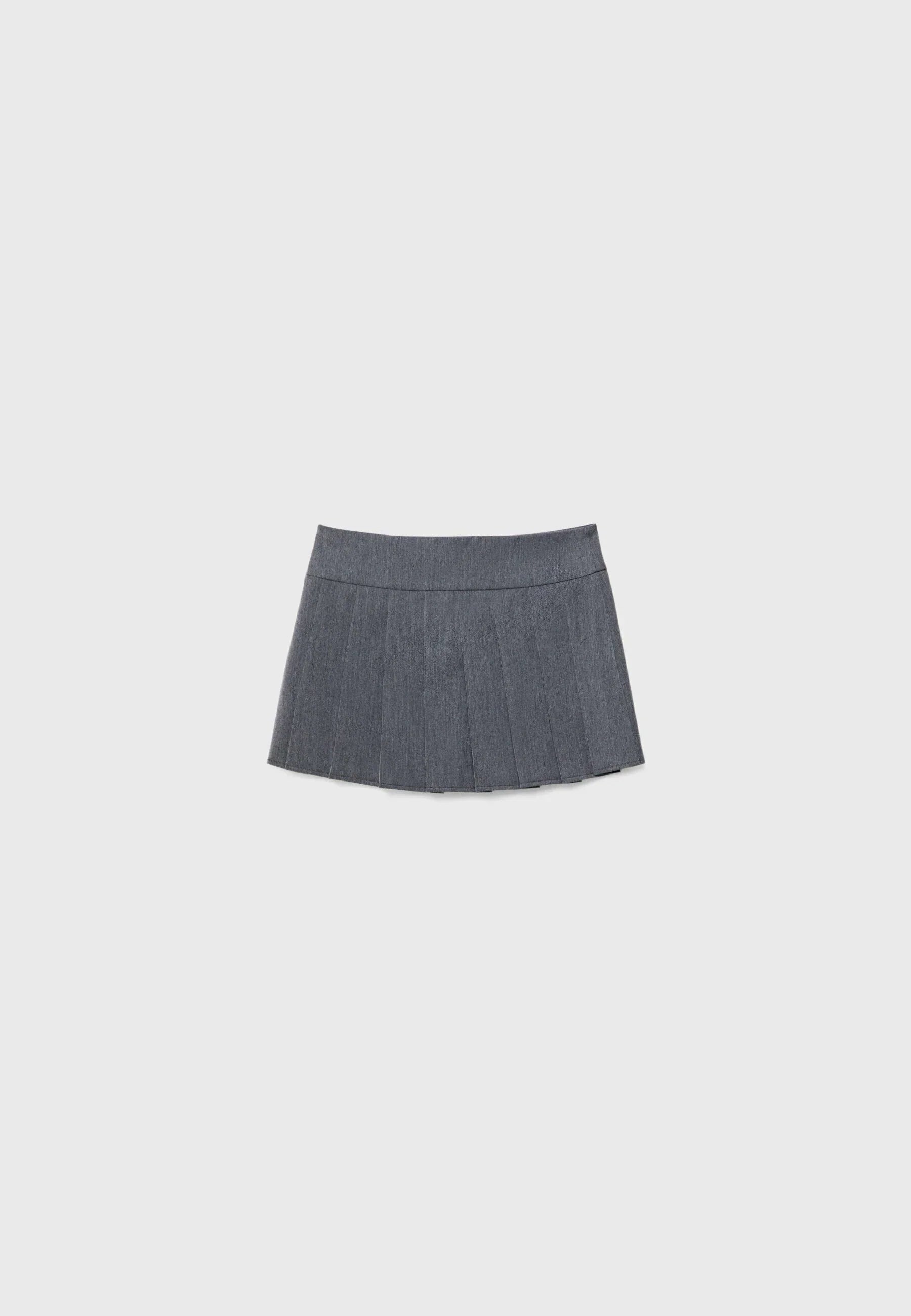 PLEATED MINI SKIRT