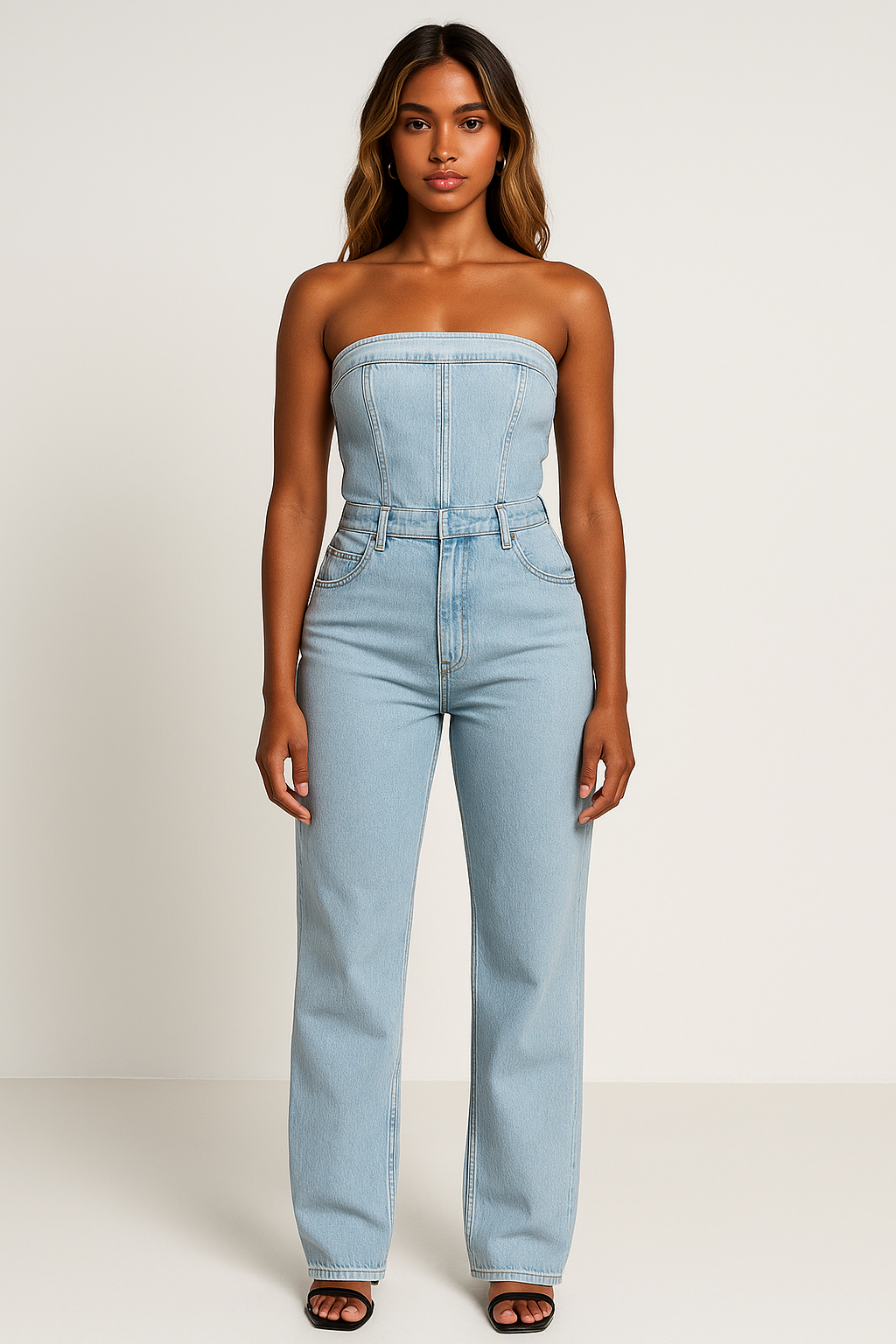 DENIM JUMPSUIT