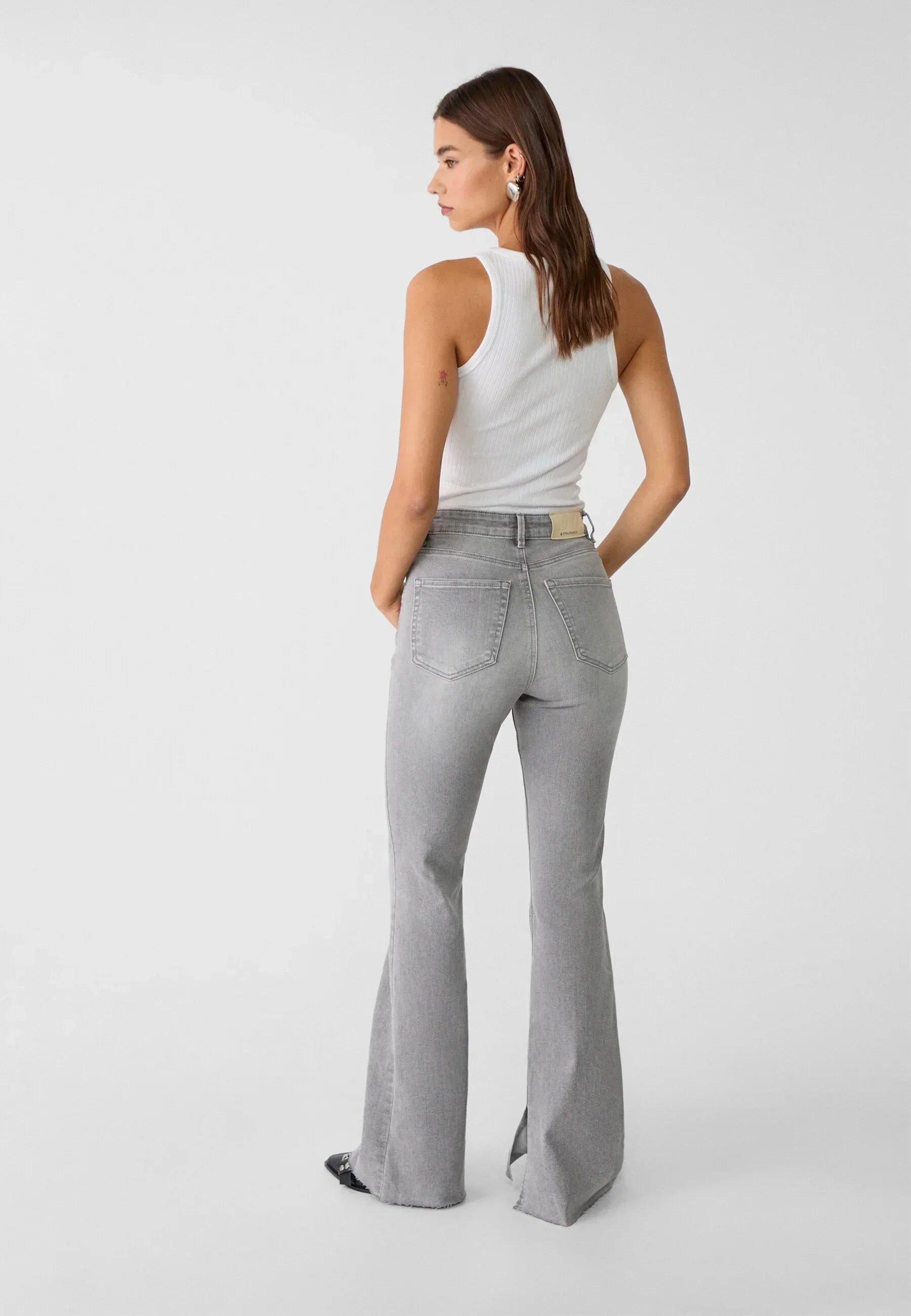 FLARED JEANS - MOON WASHED