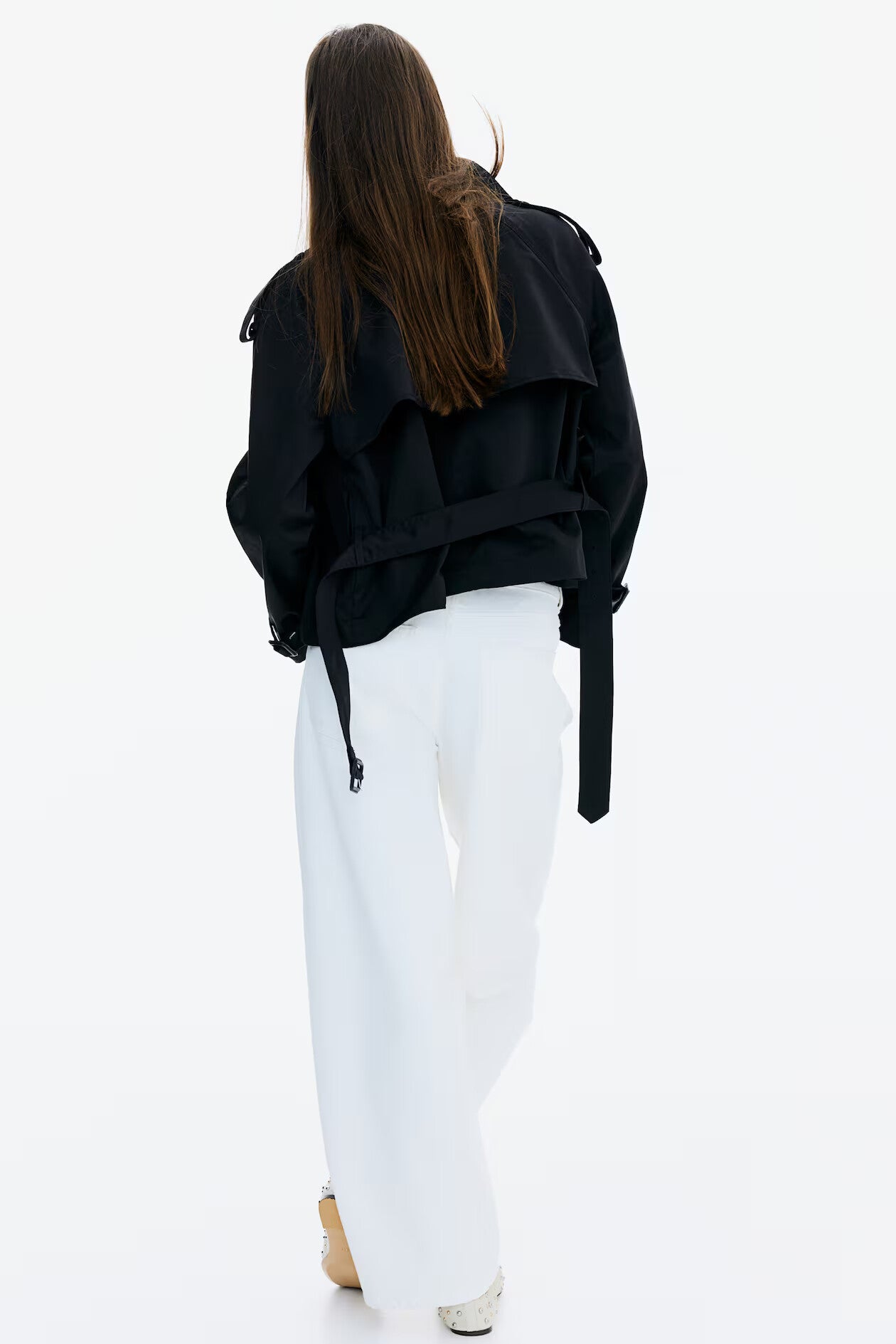 BUTTONED TRENCH COAT