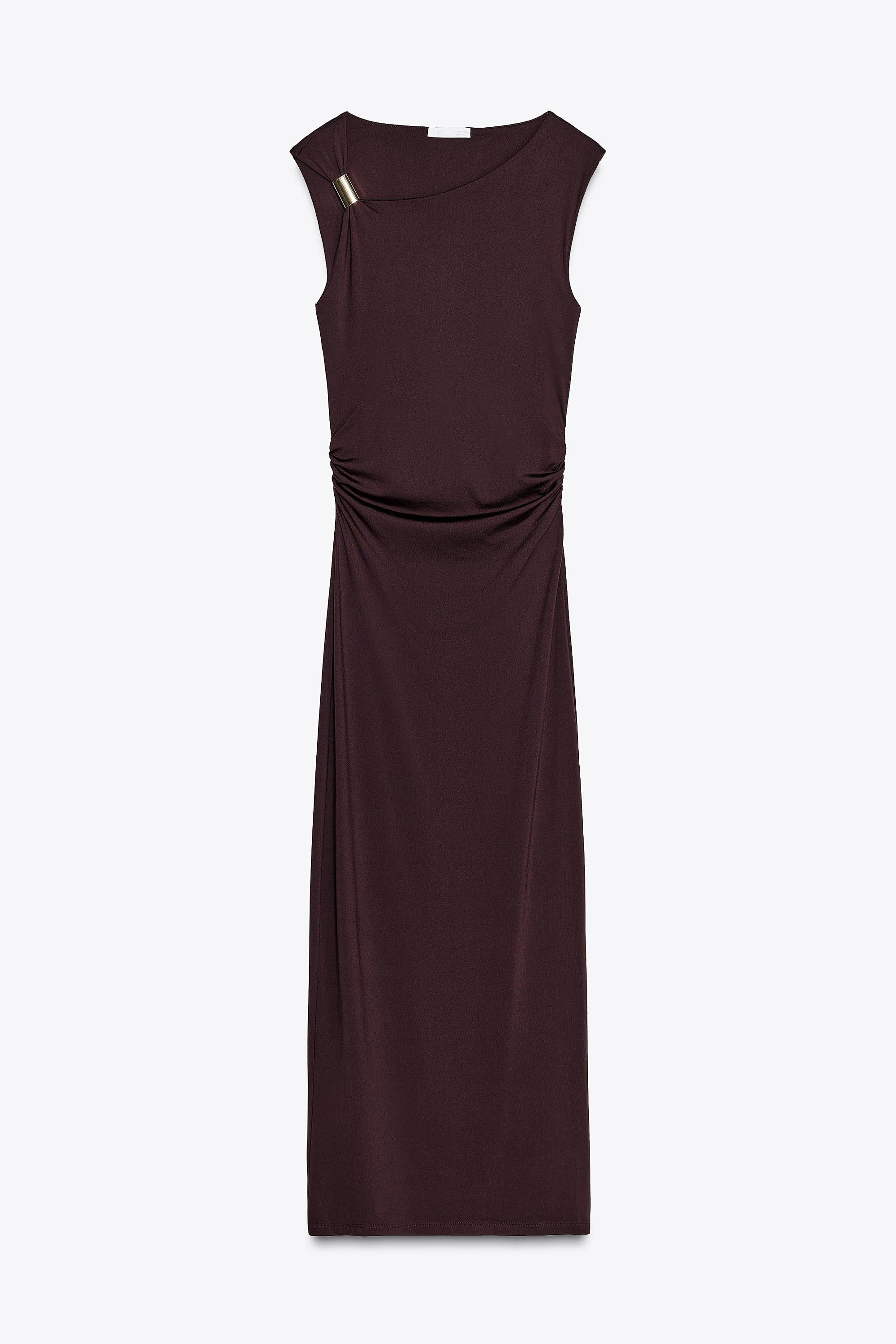 METALLIC MOTIF DRESS