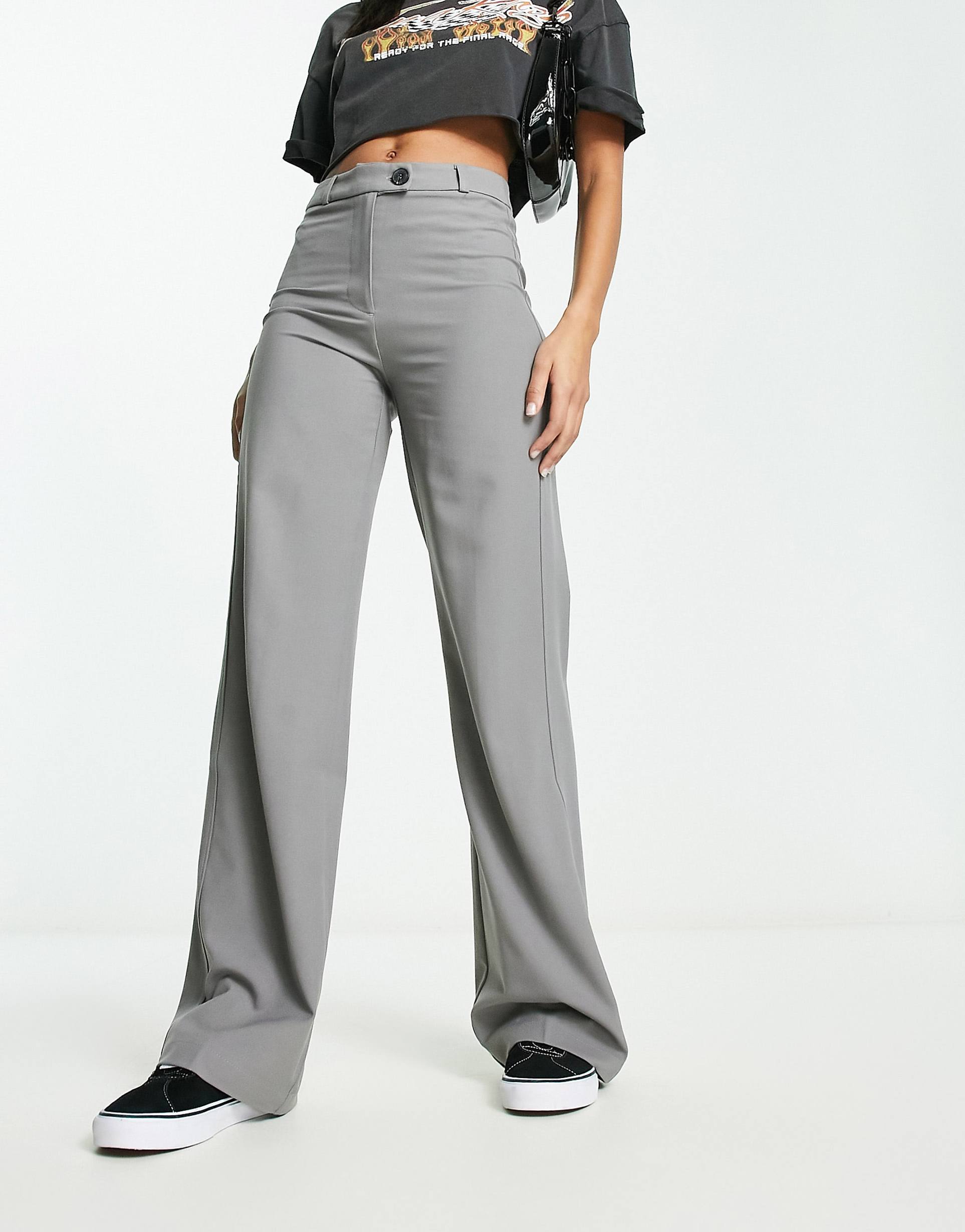 WIDE SUIT TROUSERS
