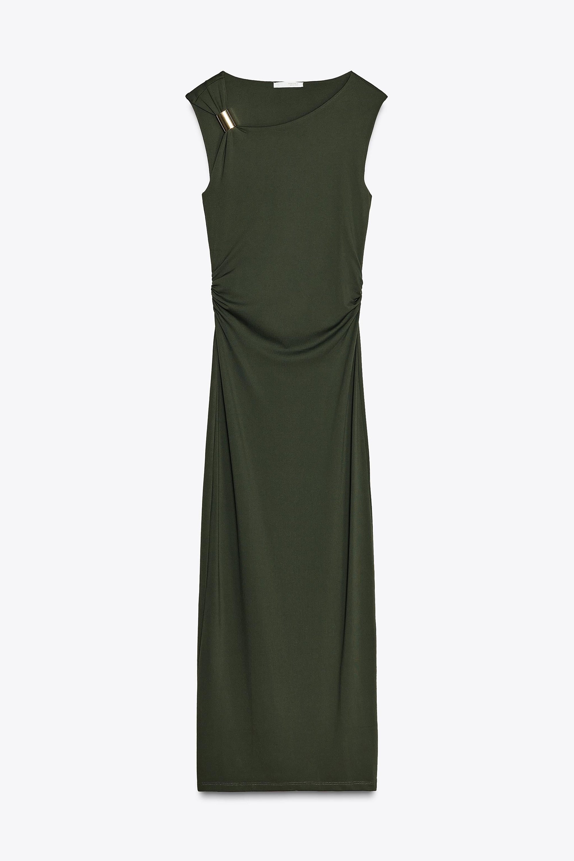 METALLIC MOTIF DRESS