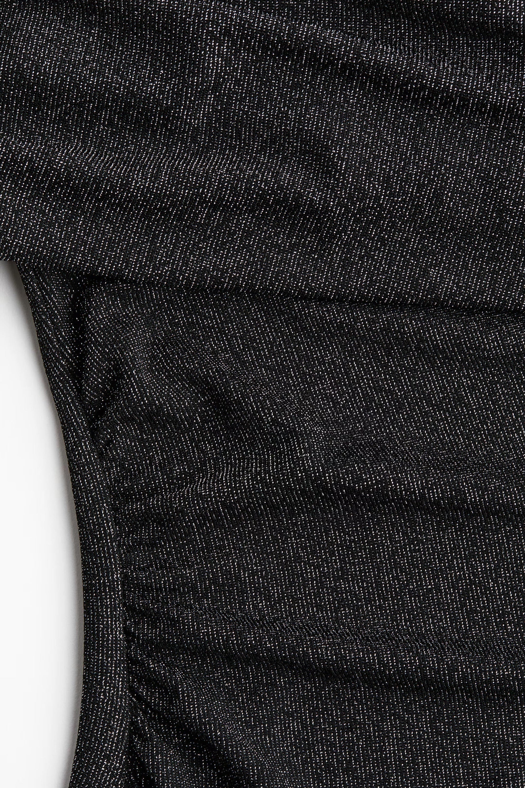 ONE-SHOULDER GLITTER DRESS