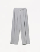 PLEATED BELTED TROUSERS