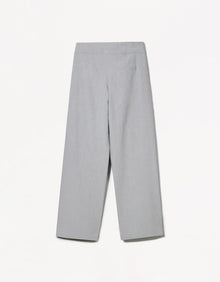 PLEATED BELTED TROUSERS