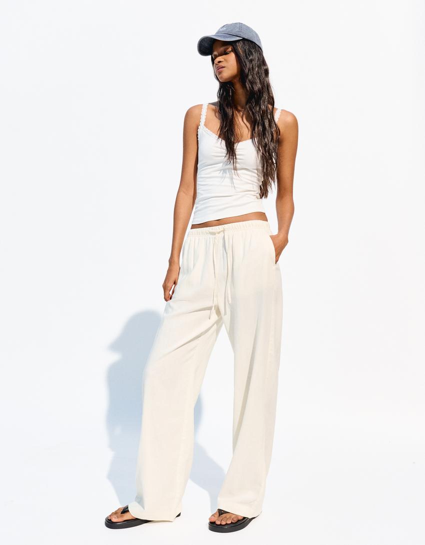 LINEN TROUSERS