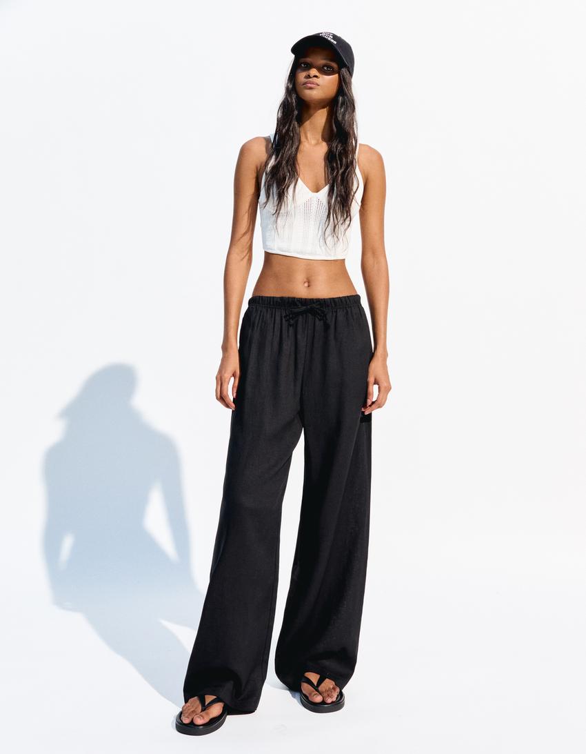 LINEN TROUSERS