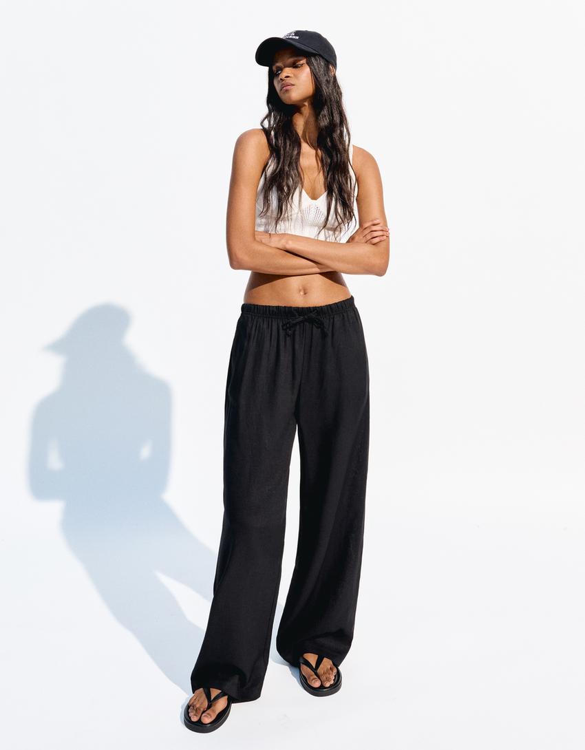 LINEN TROUSERS