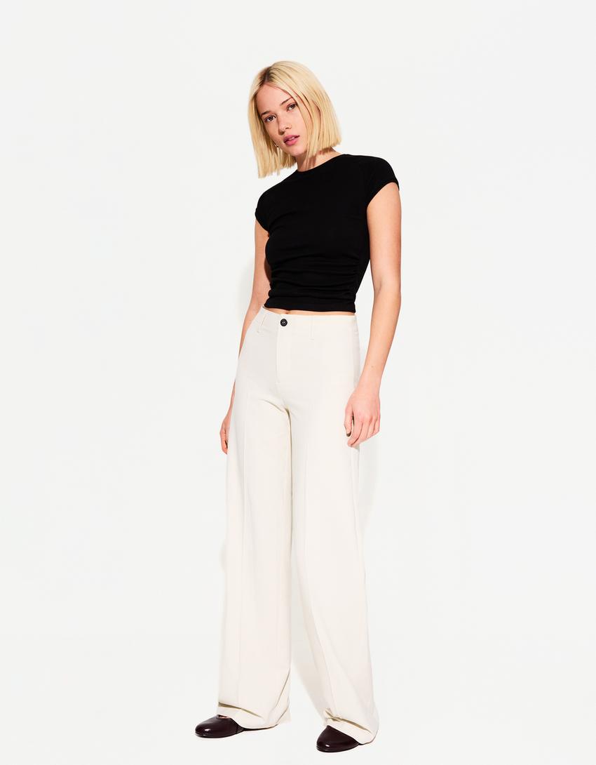 WIDE LEG TROUSERS