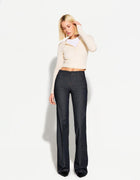 LOW-RISE BOOTCUT JEANS