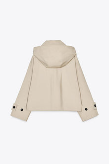 HOODED TRENCH COAT
