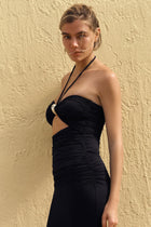 ISLA CUT-OUT MIDI DRESS