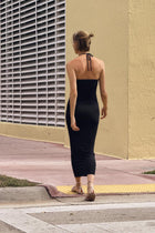 ISLA CUT-OUT MIDI DRESS