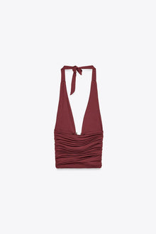 SOLANA HALTER TOP