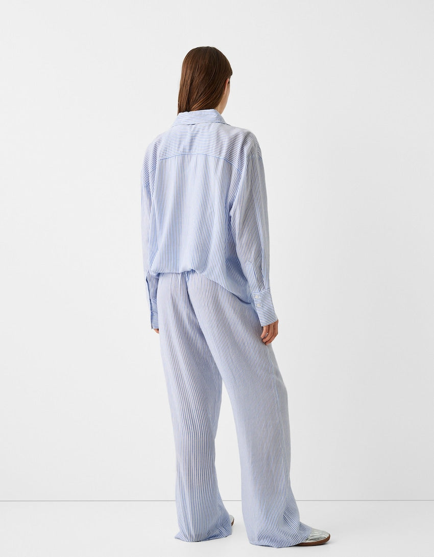 STRIPED OVERSIZED SET