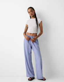 STRIPED OVERSIZED TROUSERS