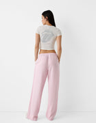 STRIPED OVERSIZED TROUSERS