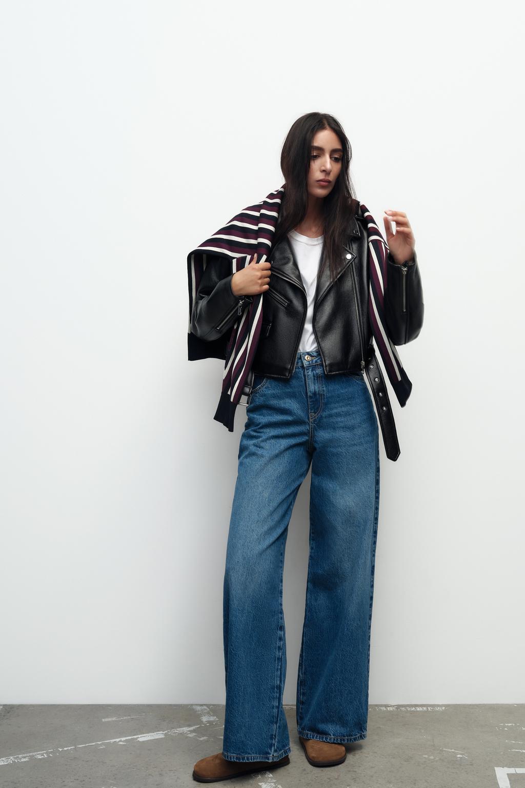 GLANSENDE BIKERJAKKE