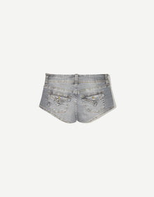 DENIM MINI SHORT