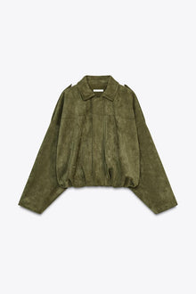 SUEDE BOMBER JACKET