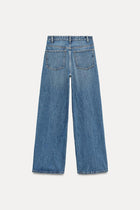 HIGH-WAIST WIDE LEG JEANS