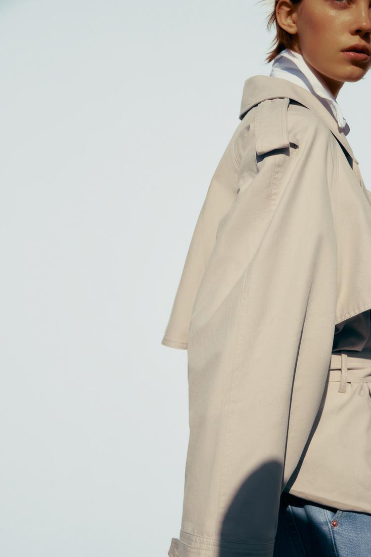 BELTED SHORT TRENCH