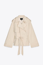 BELTED SHORT TRENCH