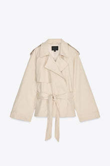 BELTED SHORT TRENCH