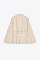 BELTED SHORT TRENCH