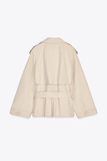 BELTED SHORT TRENCH