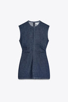 SHORT DENIM DRESS