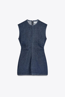 SHORT DENIM DRESS