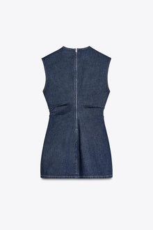 SHORT DENIM DRESS