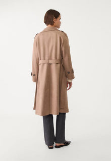 SUEDE TRENCH COAT