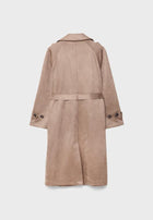 SUEDE TRENCH COAT