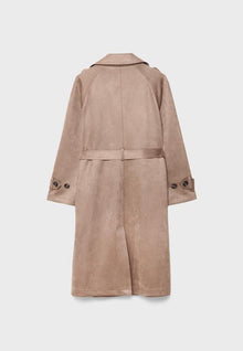 SUEDE TRENCH COAT