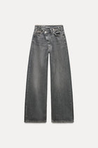 HIGH-WAIST WIDE LEG JEANS