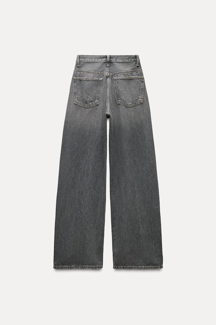 HIGH-WAIST WIDE LEG JEANS