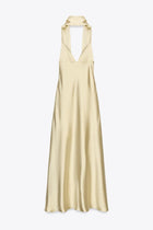 FOULARD SATIN MAXI DRESS